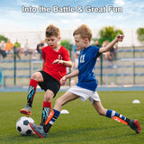 NPET Soccer Shin Guards Pads for 3-15 Years Old Boy Girls
