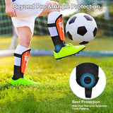NPET Soccer Shin Guards Pads for 3-15 Years Old Boy Girls