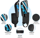 NPET Soccer Shin Guards Pads for 3-15 Years Old Boy Girls