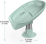 NPET 2pcs Soap Holder with Drain with Enlarged Sucker
