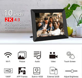NPET Smart LCD Digital Picture Frame WiFi 10 Inch 16GB