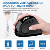 NPET VM20 Wireless Ergonomic Vertical Mouse(JP Warehouse Only)