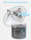 NPET 54 oz. Cat Water Fountain with Lighting Pump - WF100