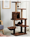 51 Inches Cat Tree Tower Multi-Level Play House