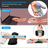 NPET WR10 Memory Foam Keyboard Mouse Wrist Rest Pad Comb