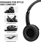 NPET CH11 CH10 Computer Headset with Microphone Noise Cancelling