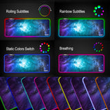 NPET MP02 RGB Gaming Mouse Pad LED Mouse Mat