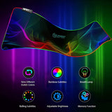 NPET MP02 RGB Gaming Mouse Pad - 31.5 x 12 Inch