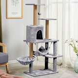 51 Inches Cat Tree Tower Multi-Level Play House