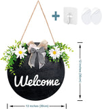 NPET 12 Inches Doorplate Solid Wood Wall Hanging Decoration