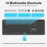 NPET WK20 Ultra Slim Wireless Keyboard(JP Warehouse Only)
