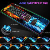 NPET MP02 RGB Gaming Mouse Pad LED Mouse Mat