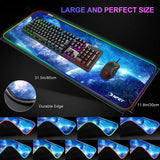 NPET MP02 RGB Gaming Mouse Pad - 31.5 x 12 Inch