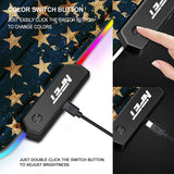 NPET MP02 RGB Gaming Mouse Pad LED Mouse Mat