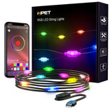 NPET Waterproof Led Outdoor String Lights with 13 Bulbs