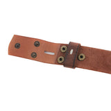 NPET Mens Leather Belt Full Grain Vintage