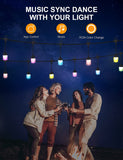 NPET RGB WiFi Outdoor Strng Light 38Ft Shatterproof 14LEDS Bulbs