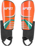NPET Soccer Shin Guards for 3-15 Years Old Boys and Girls