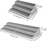 NPET 3-Tire Expandable Spice Rack Organizer for Kitchen 14.6-26 inches