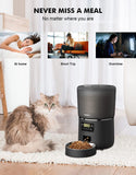 NPET 4L Automatic Pet Feeders with Stainless Steel Bowl
