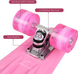 NPET ABEC 7 Cruiser Skateboard 22" for Beginners