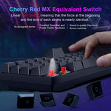 NPET K61 60% Mechanical Gaming Keyboard 68 Keys