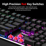 NPET K21 Mechanical Gaming Keyboard with Wrist Rest