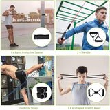 NPET Resistance Band Set 13pcs for Training,Home Workouts