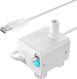 Auto Shut-Off Pump with LED Light for NPET Cat Water Fountain