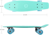 NPET ABEC 7 Cruiser Skateboard 22" for Beginners