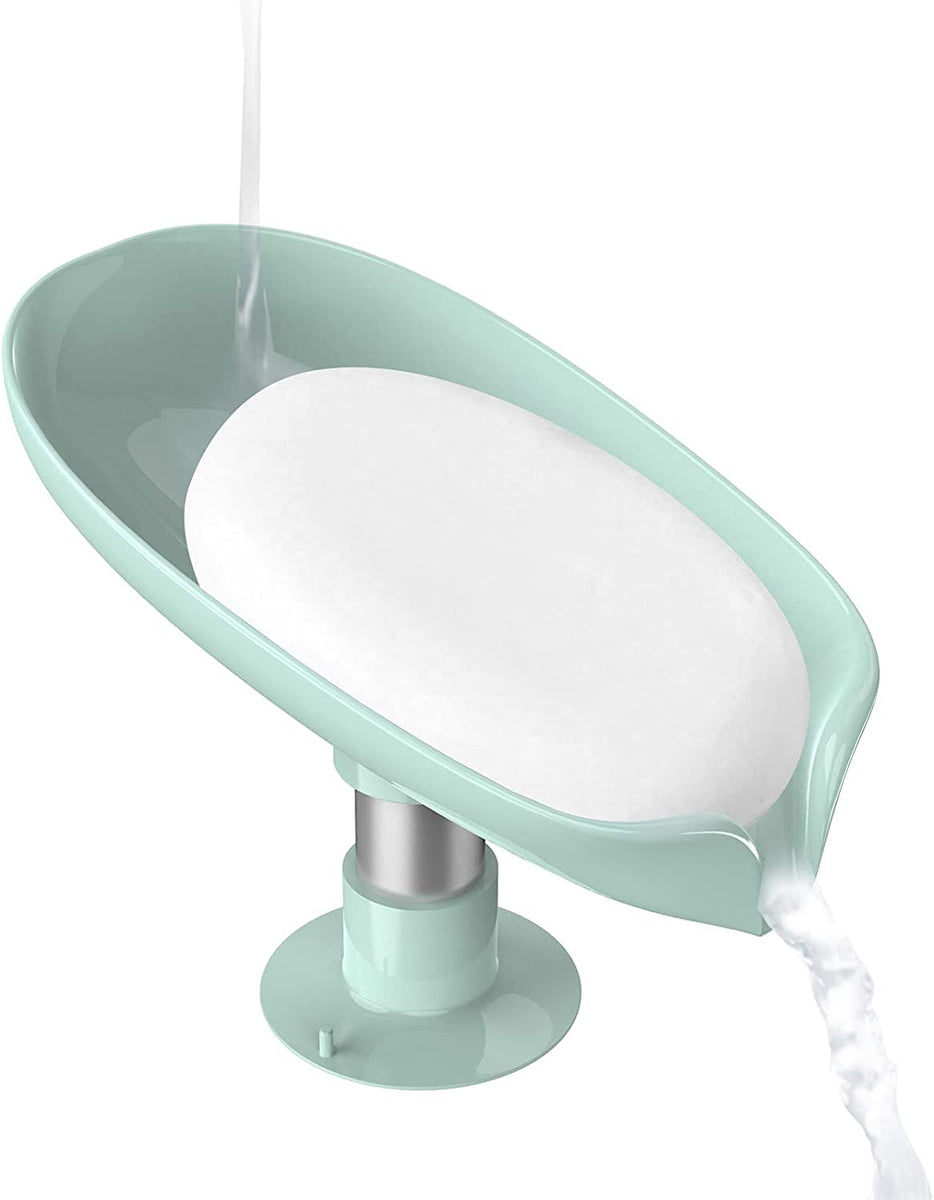 Soap Holder Tilt Design Non-slip Soap Dish Waterproof Self