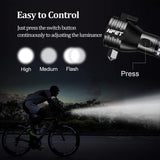 NPET T09 Solar Flashlight Car Flashlight 268 Lumens