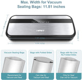 NPET Vacuum Sealer Machine for Dry and Moist Food Fresh Preservation