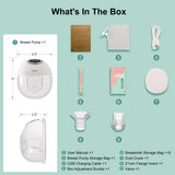 NPET Double Wearable Breast Pump for Breastfeeding S32