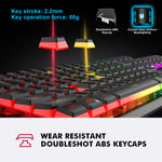 NPET K10V4 Wired Gaming Keyboard