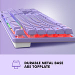 NPET K10 Purple Wired Gaming Keyboard