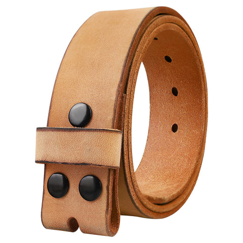 NPET Mens Leather Belt Full Grain Vintage