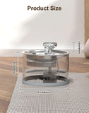 NPET 94oz/2.8L Glass Pet Water Fountain-N280