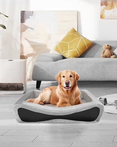 NPET Memory Foam Cat Dog Pet Bed for Small Medium Dogs