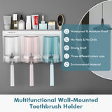 NPET Toothbrush Holder for Bathroom