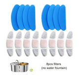 8PCS Replacement Filters for WF140 Pet Water Fountain
