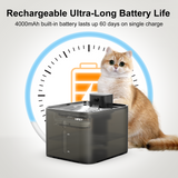 NPET Wireless Cat Water Fountain 4L/1Gallon with Smart Motion Sensor WF020SSWM