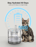 NPET 50oz Battery Operated Wireless Cat Water Fountain - WF220