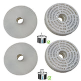 2/4/6/8 Packs Replacement Filters for 3.5L Stainless Steel Pet Fountain