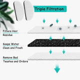 NPET 4/8/12 Pack Replacement Filters for DF20 Dog Water Dispenser