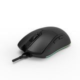 NPET M502 Wired RGB Gaming Mouse, Ergonomic 7200 DPI, Black