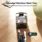 NPET Wireless Cat Water Fountain 4L/1Gallon with Smart Motion Sensor WF020SSWM