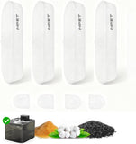NPET 4/8/12 Packs Replacement Filters for Pet Fountain WF202SS-WM