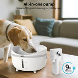NPET 5.5L Wireless Sensor Function Dog Water Fountain with 4000mAh Battery-DF40