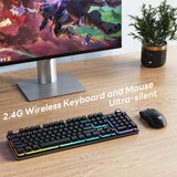 NPET S21PRO Wireless Gaming Keyboard & Mouse Combo
